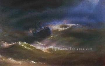  Ivan Tableaux - maria dans la tempête 1892IBI paysage marin Ivan Aivazovsky